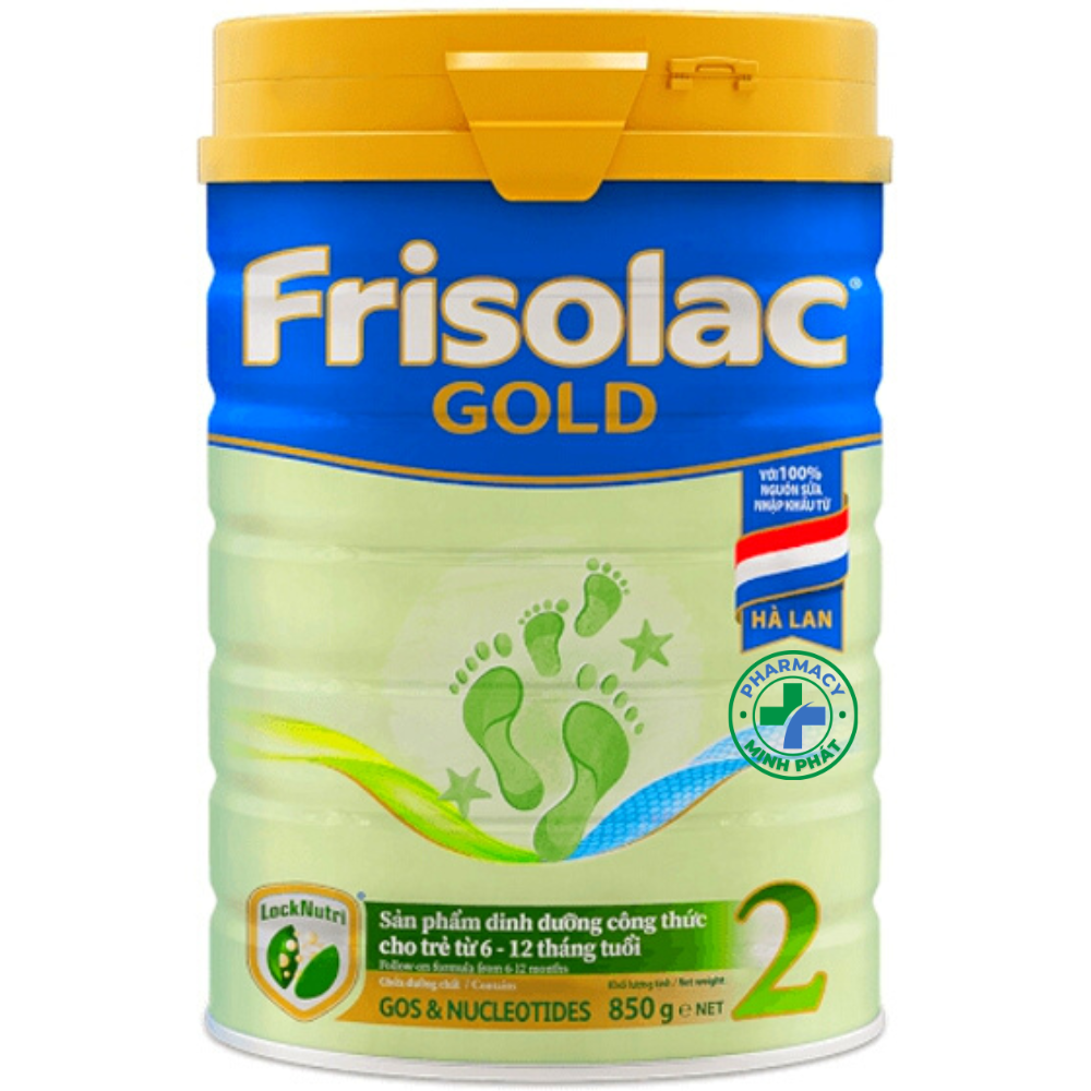 Sữa Frisolac Gold số 2 850g (6-12 tháng)